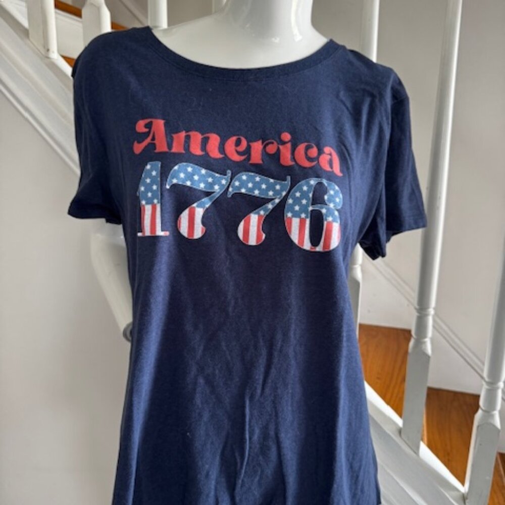 Sunny & 78 America 1776 Graphic Tee in Navy XL (14)
